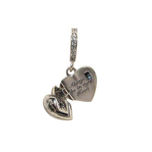 Pandora Always Be In My Heart Locket Dangle SS .925 Charm 799537C01