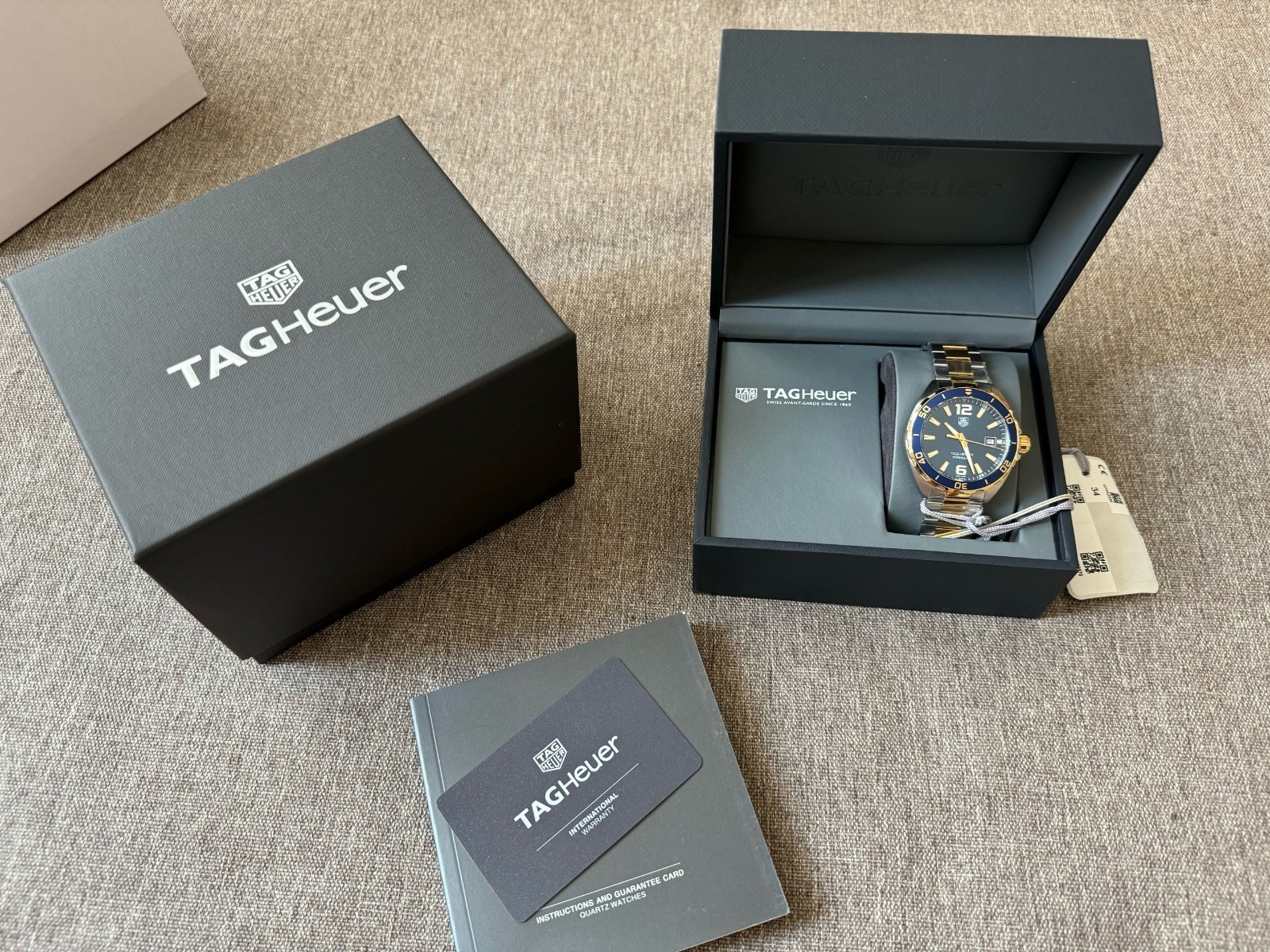 TAG Heuer Formula 1 Quartz Steel Blue Gold Men’s Watch WAZ1120.BB0879