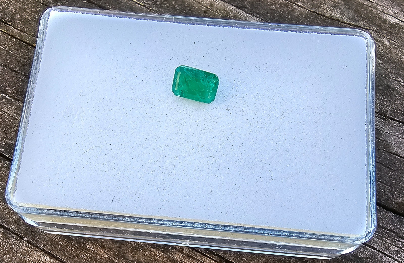 Emerald 6.9×4.7mm Emerald Cut Loose Gemstone!