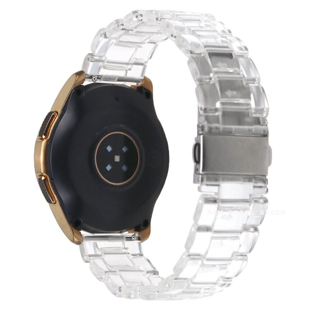 Resin Watch Band Wrist Strap For Samsung Galaxy Watch 3 41MM Active 2 40 42 44mm