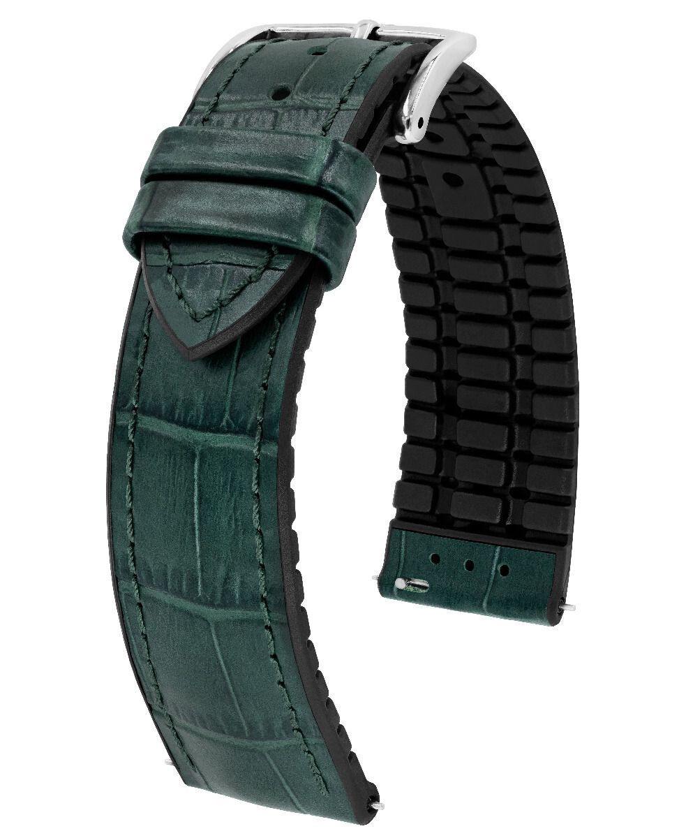 HIRSCH PERFORMANCE PAUL CALFSKIN CAUTCHOUC WATCH STRAP L 18, 20, 21, 22, 24 mm