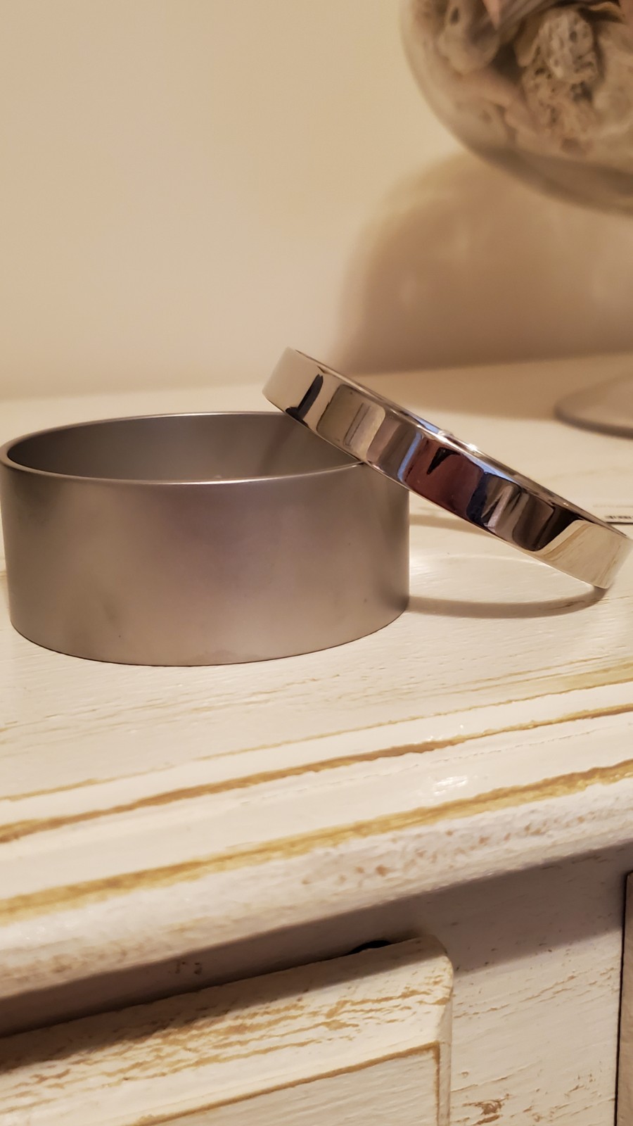 Calvin Klein Stainless Steel Satisfaction Set of 2 Bangle Bracelets NWT Sz 7