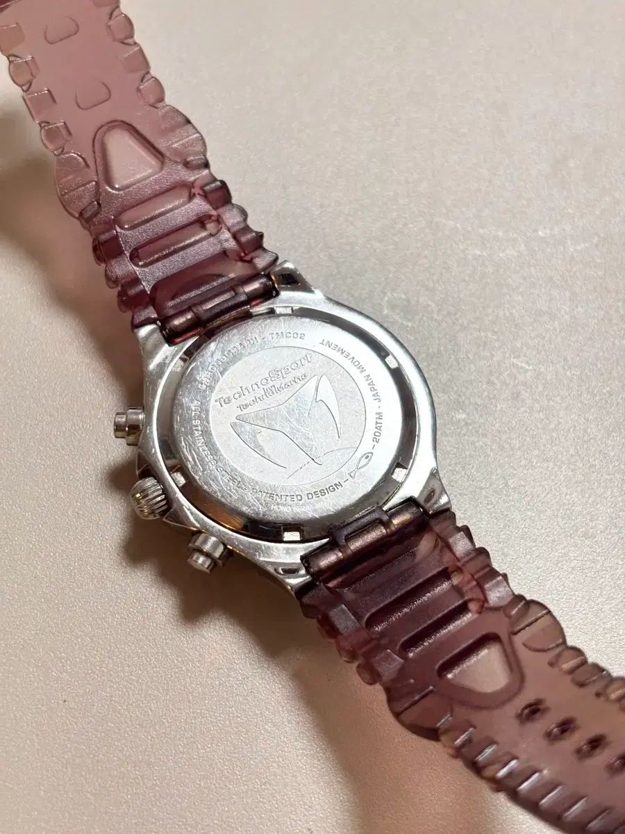 [A3M] TechnoMarine Quartz Classic Dial Stainless Steel Casual Watch Used [r8s]