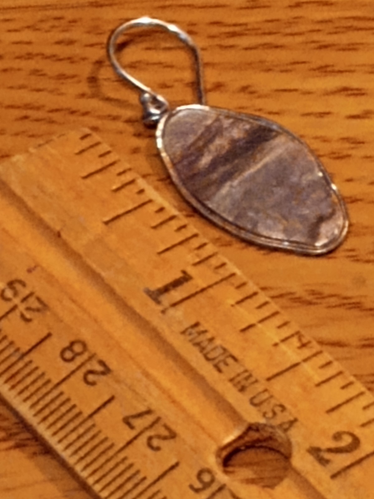 Silpada “Just Imagine” Sterling Silver 925 Hammered oval pierced Earrings, 4g