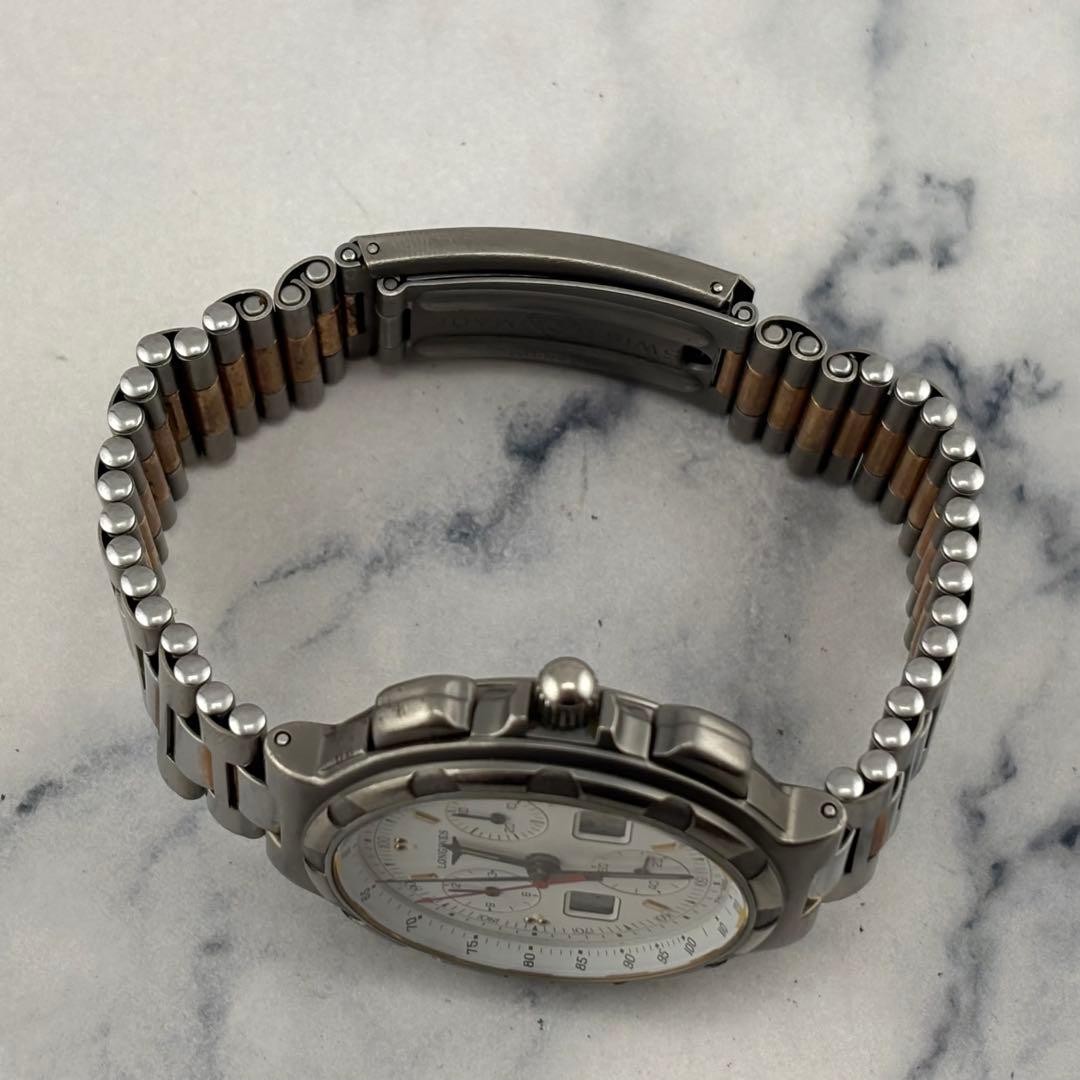 LONGINES Ana Digi Quartz 4009 Watch 40mm 19cm 7.5in Mens Working Rare