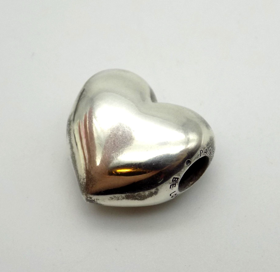 Authentic PANDORA Brand 925 Be Love Engravable Heart Charm