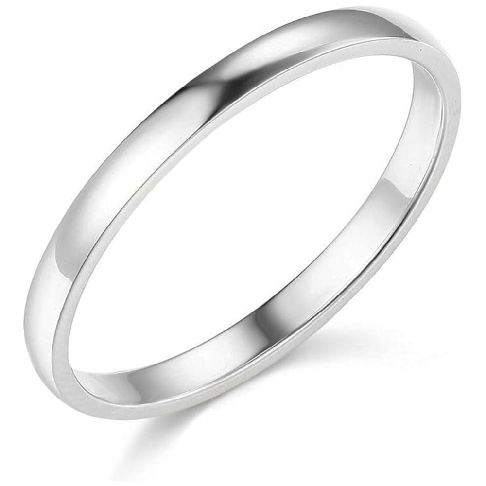 14k Solid Yellow White Gold 2mm 3mm 5mm 6mm 7mm 8mm Fit Engagement Wedding Band