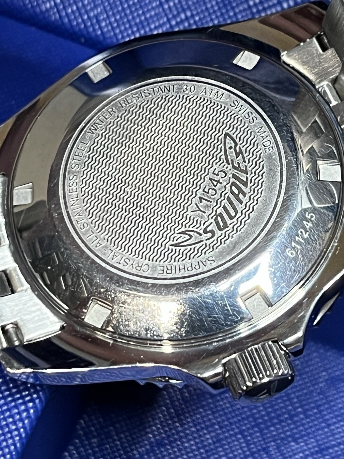 SQUALE Y1545 ATMOS 30 GMT 40 mm Pepsi With Cyclops (Rare) ~Gorgeous & Minty