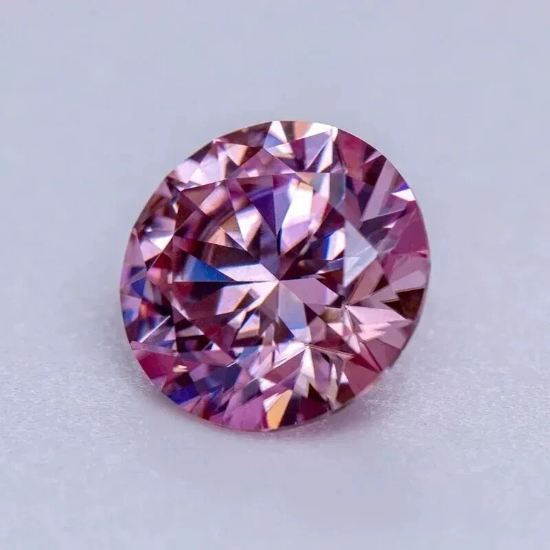 3 CT Natural Pink Diamond Round Cut VVS1 D Grade IJGL Certified 1 Free Gift