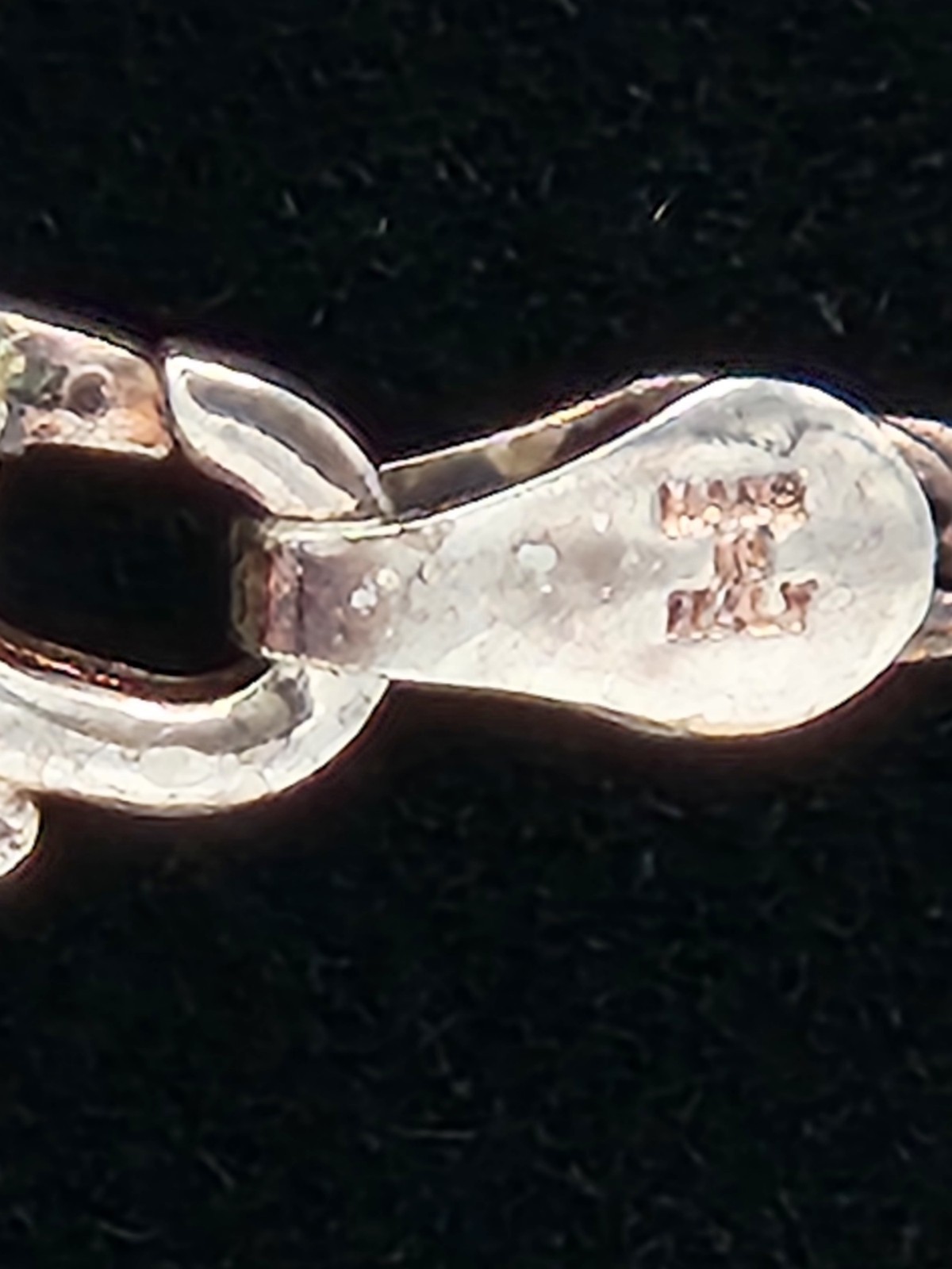 Vintage MILOR ITALY 925 Signed Sterling Silver ROPE Chain BRACELET 7.25” Length