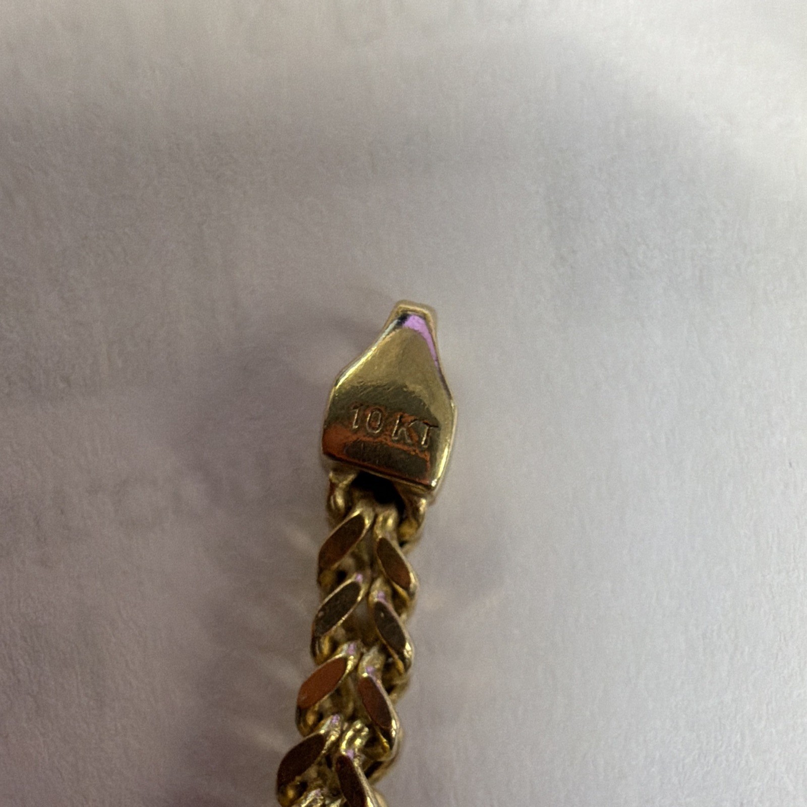 3mm 10K Yellow Gold Franco Chain Necklace, Lobster Clasp Closure 24 inch