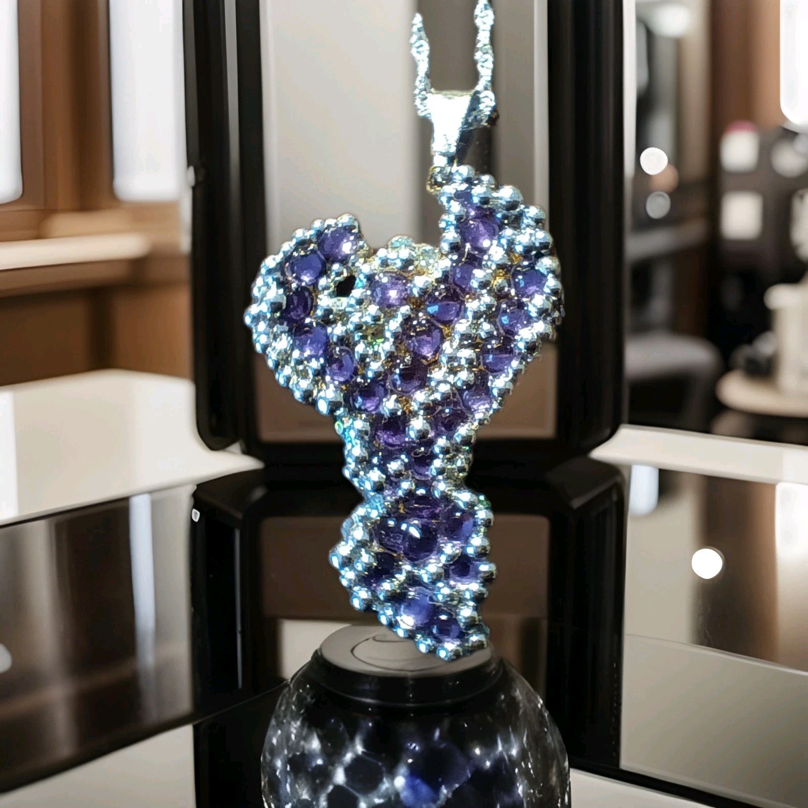 Nebula Galaxy Phoenix Necklace – Crystal Phoenix Jewelry Gift