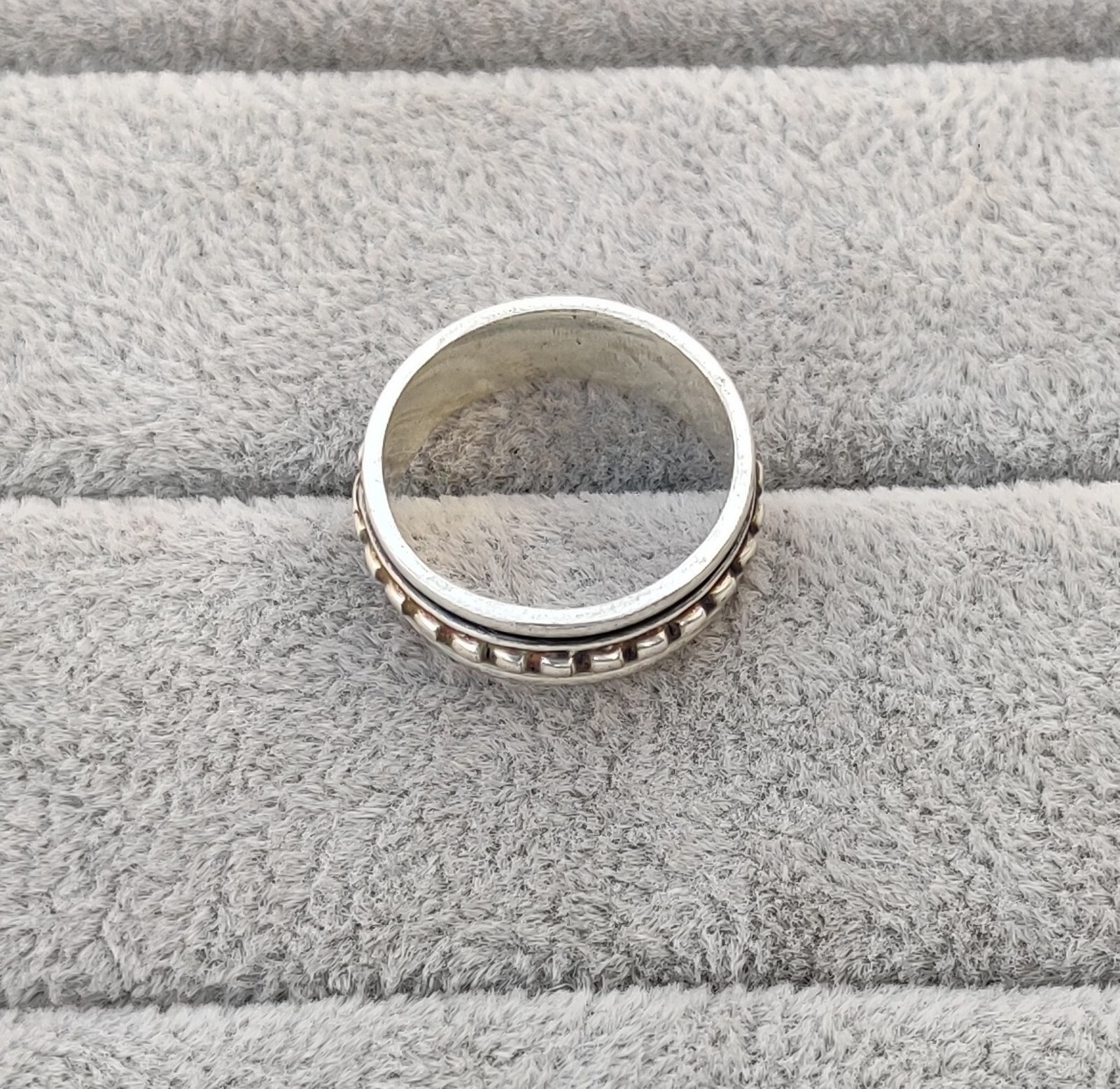 Spinner Ring, Silver Ring Band Ring Designer Ring Silver Jewelry 7.5 SIZE