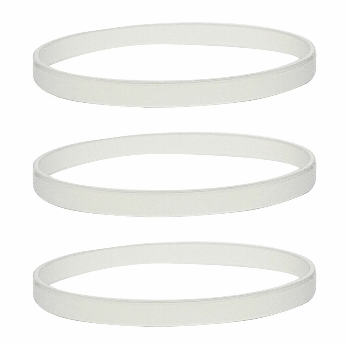 Clear 2.50mm Tall Replacement Sapphire Crystal Gaskets For Rolex Lady 3 Pack