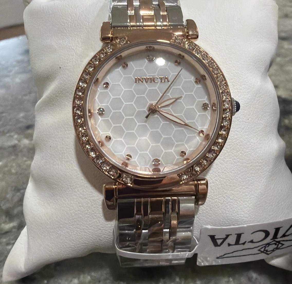 Invicta Women’s Watch – 32mm, Rose Gold Silver Tone (69285)