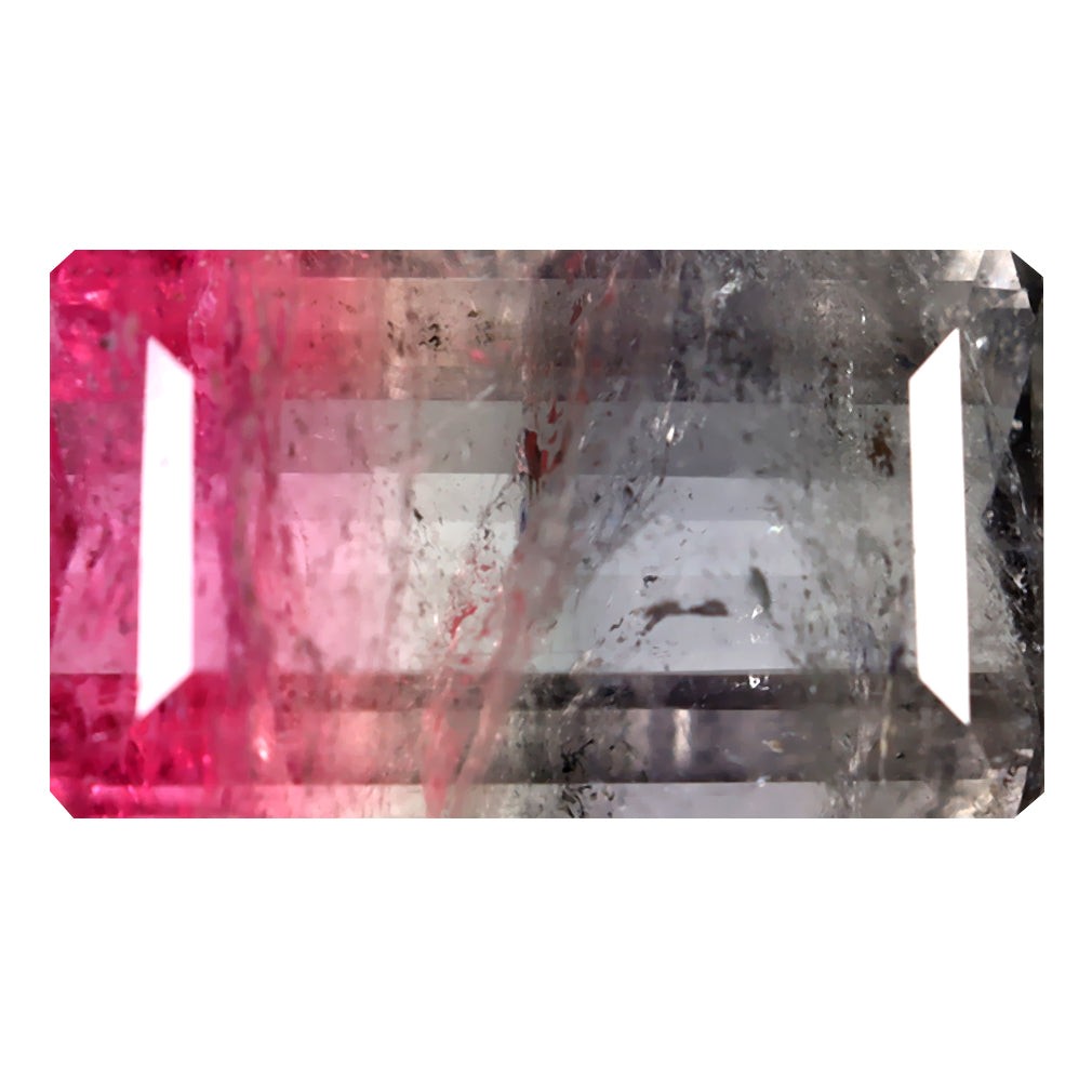4.77 ct Octagon (13.82 x 7.97 mm) Unheated / Untreated Watermelon Tourmaline