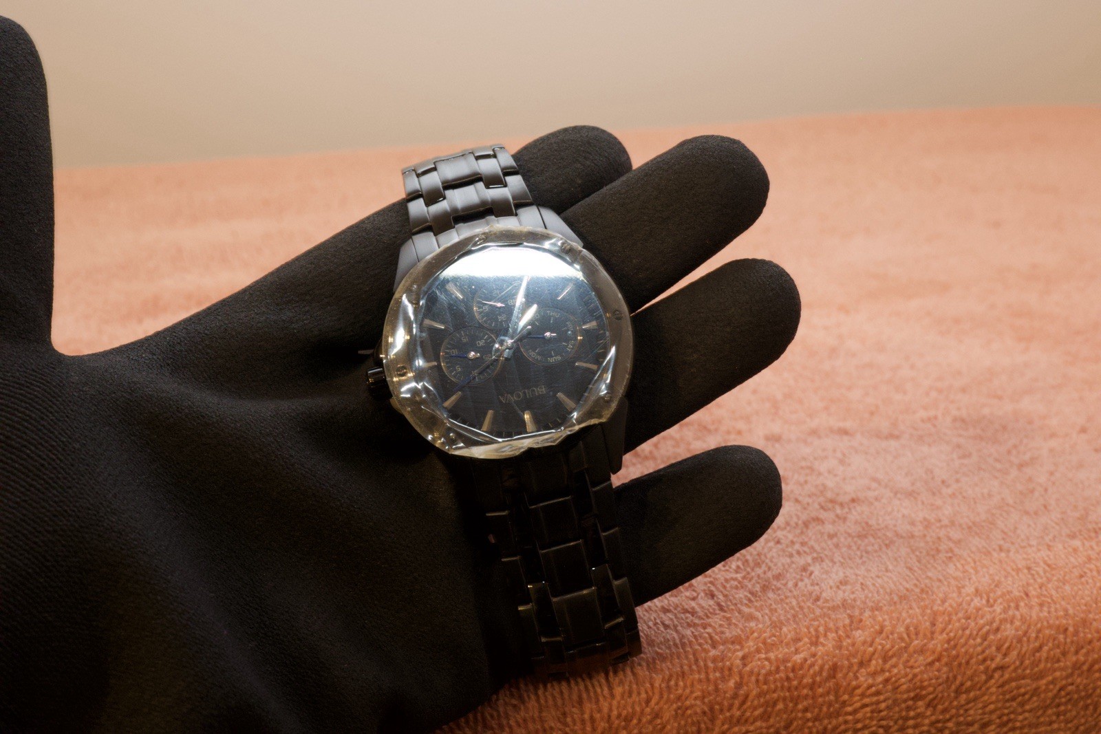 Brand New (with tags) Bulova (98C121) Black 43mm watch