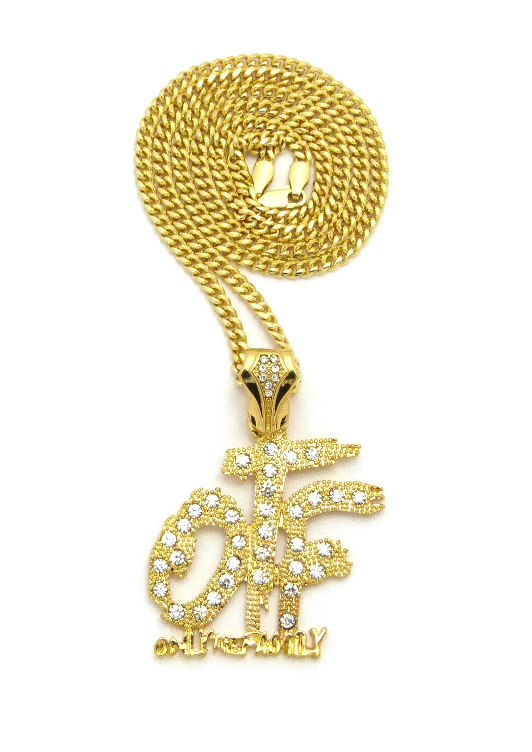 Only the Family OTF Pendant Box, Cuban, Rope Chain 18″,20″,24″ Necklace XSP534