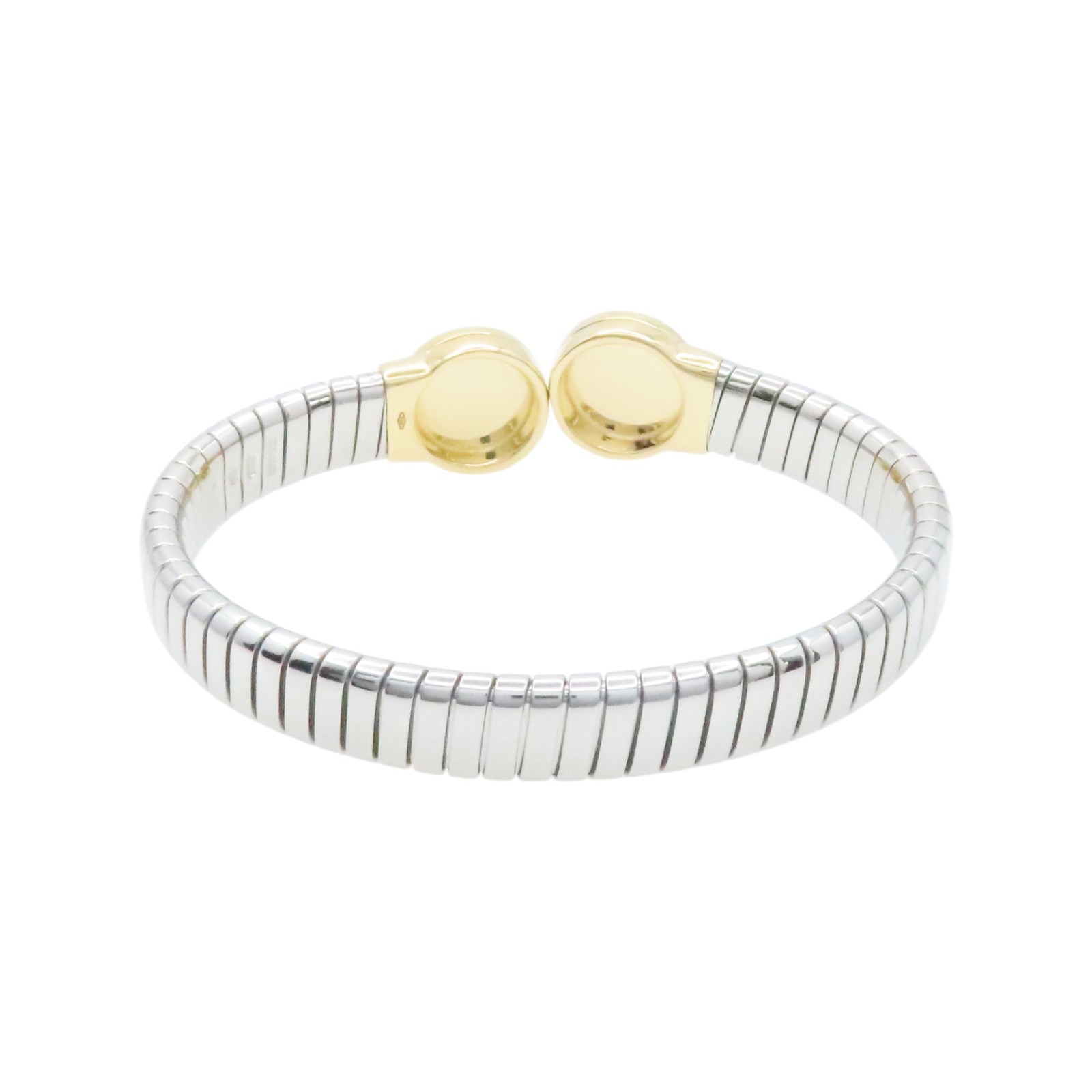 BVLGARI Tubogas Bracelet 18K White Gold