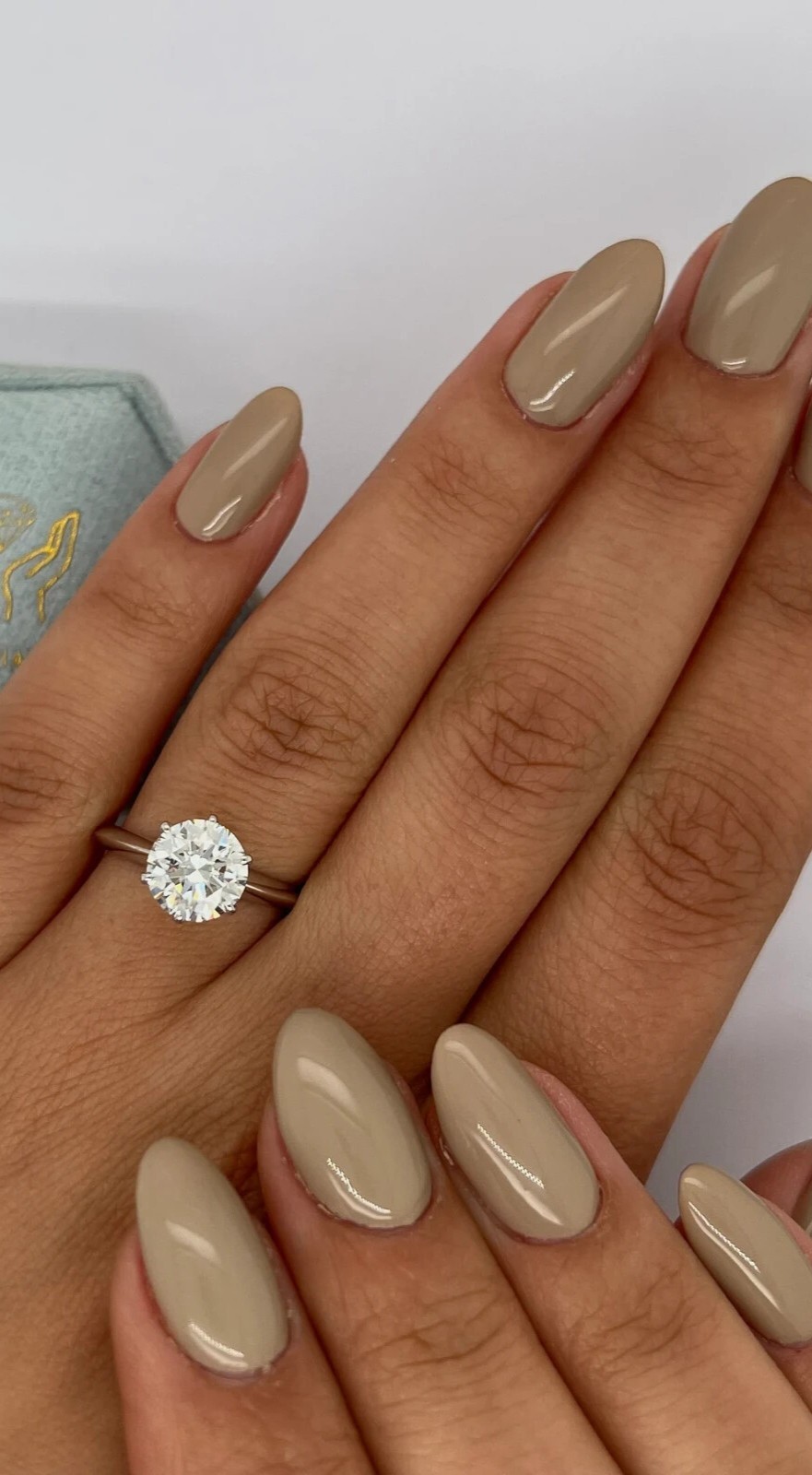 Solitaire Promise Ring 2.50Ct Round Cut Simulated Diamond 14k White Gold Plated