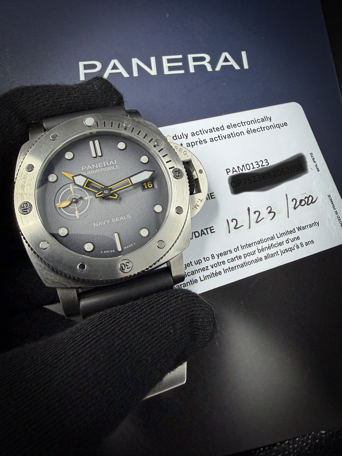 Panerai Submersible Anthracite Men’s Watch – PAM01323