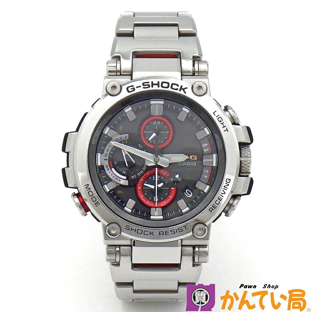 CASIO MTG B1000D 1AJF G SHOCK MT G Tough Solar Radio Silver Stainless Steel Resi