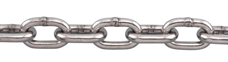 STAINLESS NACM INDUSTRIAL CHAIN 5/32″ 304L SS (SOLD PER FOOT)