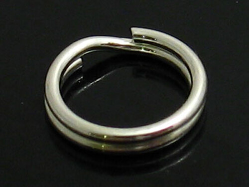 925 Sterling Silver SPLIT (KEYCHAIN) RINGS 6mm pack of 10