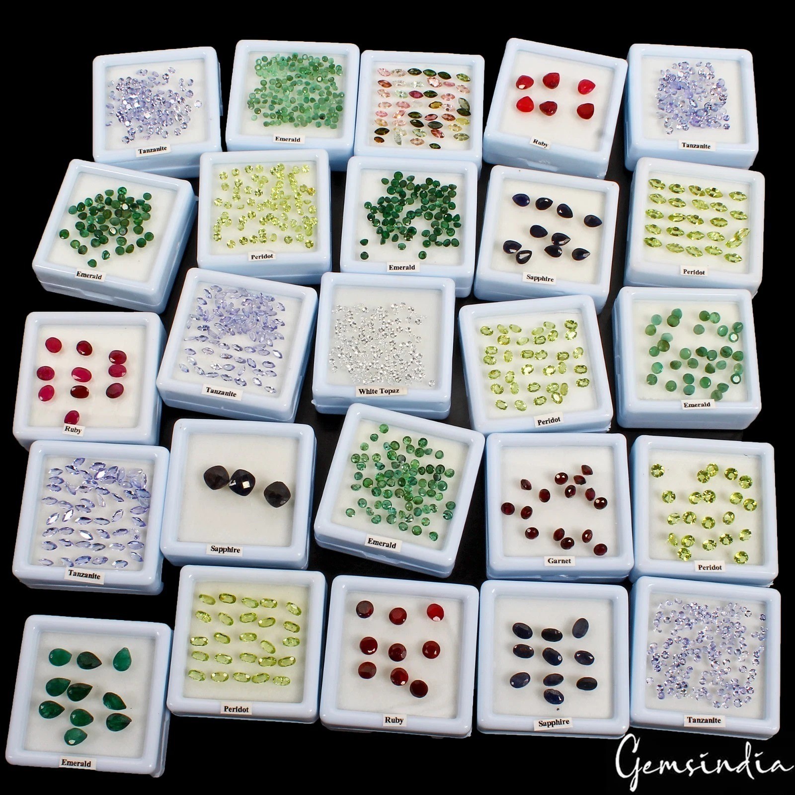 1038 Pcs Estate Genuine Semi Precious Loose Mix Cut Multi Gems 25 Lot Collection