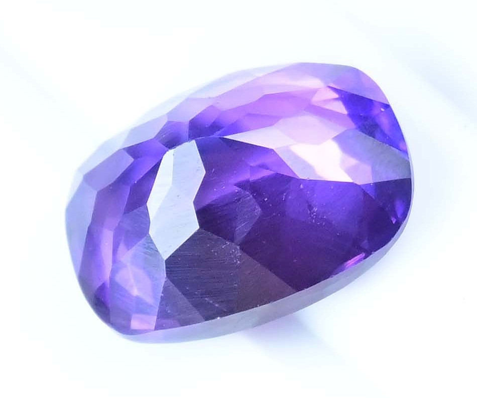 9.45 Ct Natural Purple-Blue Montana Sapphire Certified Flawless Loose Gemstone