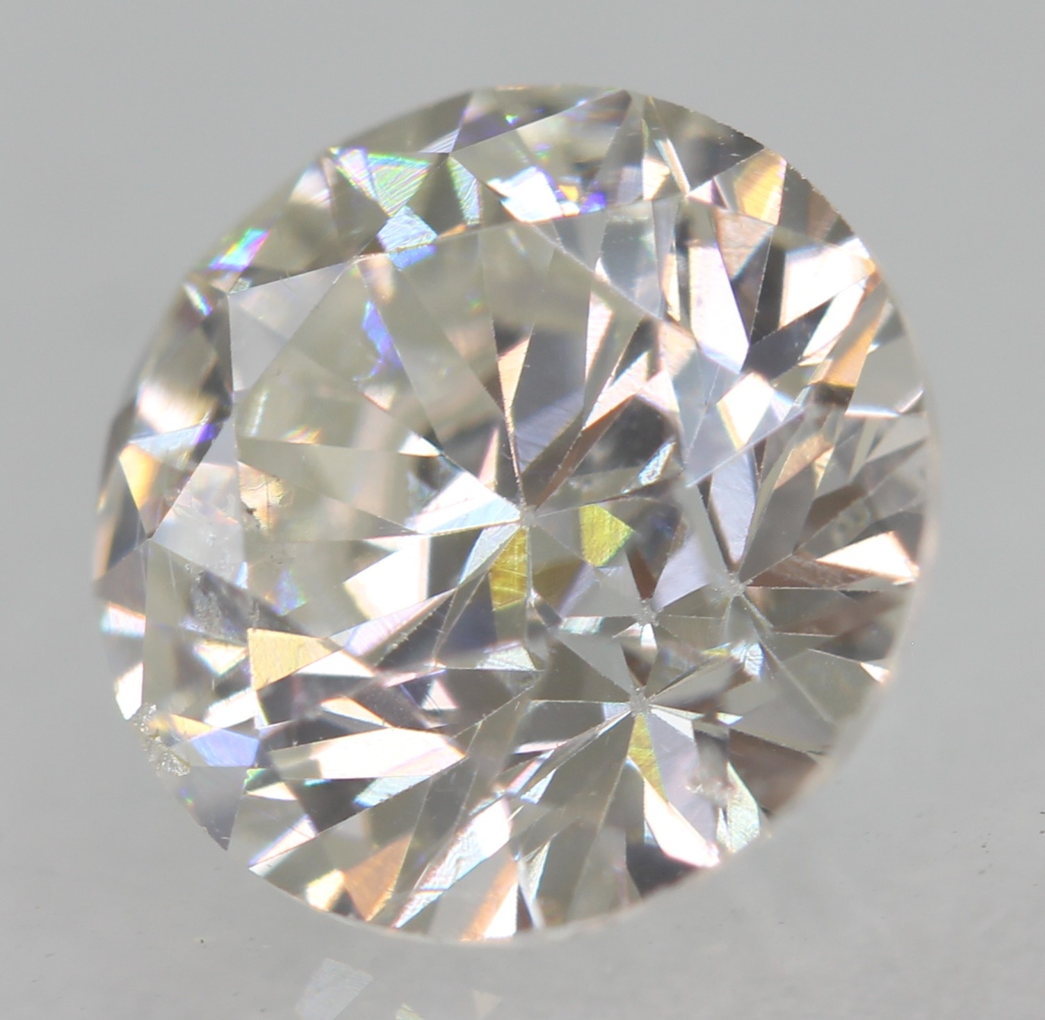 Certified 1.01 Carat F VVS2 Round Brilliant Natural Enhanced MINED Diamond 6.37m