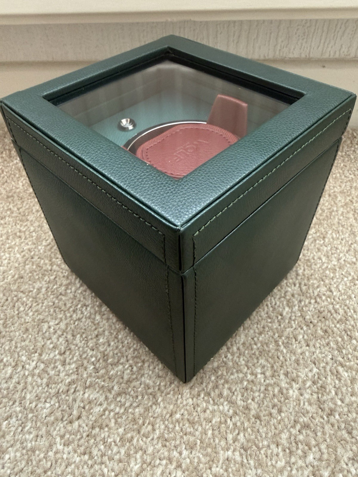 Wolf Watch Winder Module 1.8 – Green With Red Winder Insert – Boxed Accessories