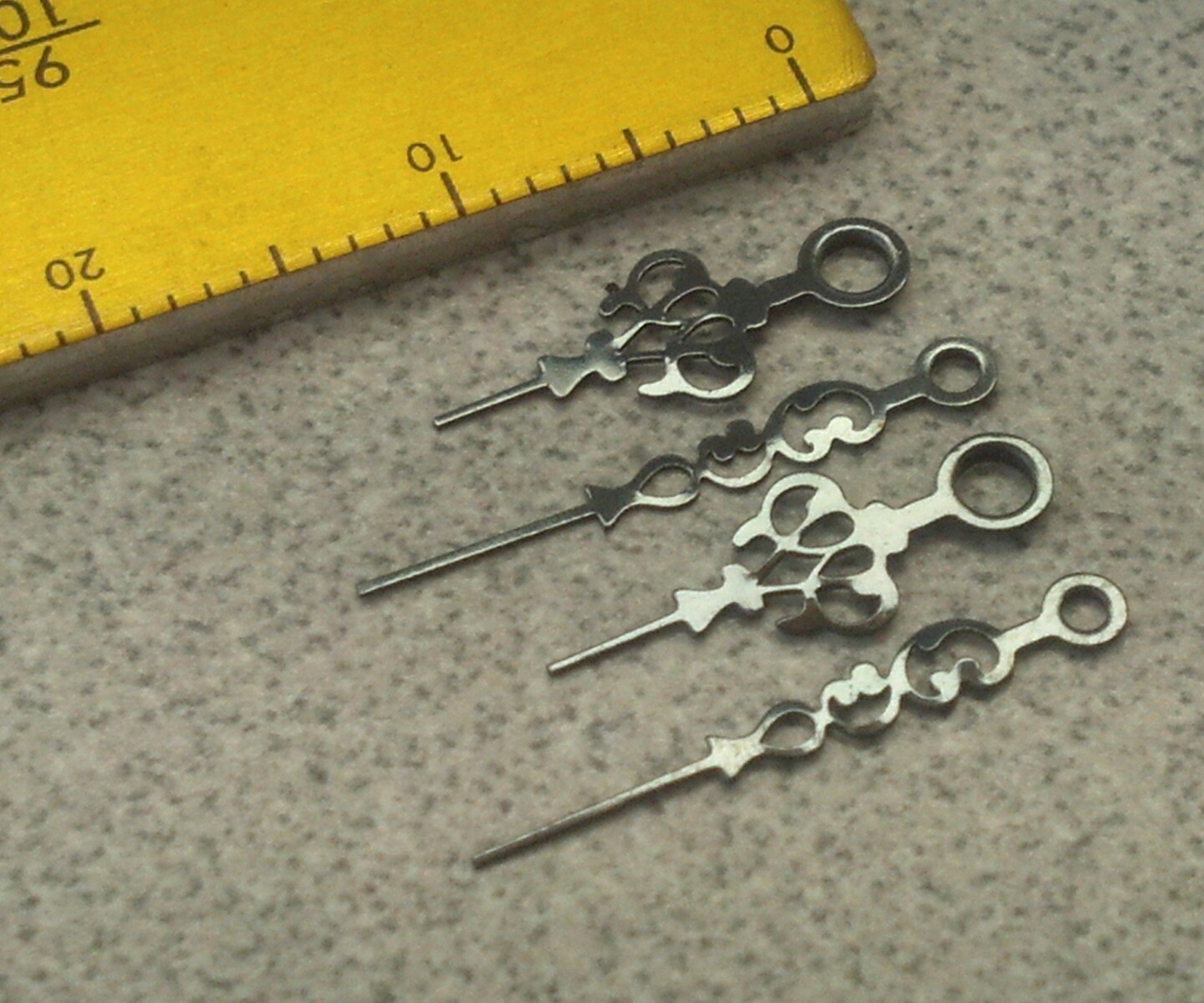 2 Sets Of NOS Black/Gray Louis Hr/Min Hands For Pocket/Wristwatch-Mix Of Sizes