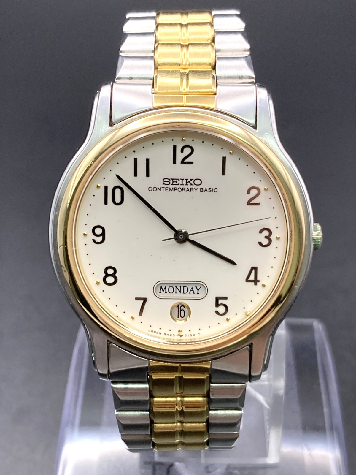 [FOR PARTS OR REPAIR] SEIKO 5H23-7080 Contemporary Basic Mens Vintage Watch