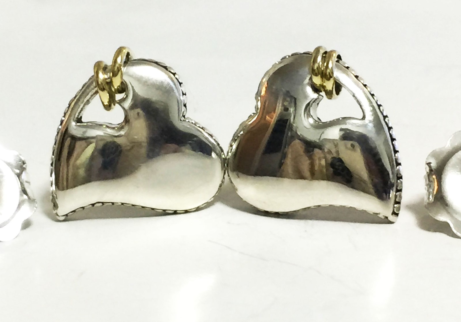 Scott Kay 8g Sterling Silver Hearts 14k Rings Earrings Women Lady Gift NWT SALE!