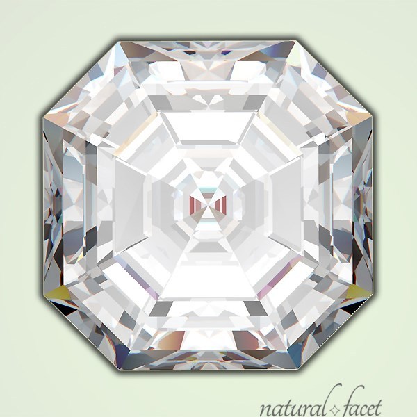 1.17 Carat H/VS1/Ideal Cut Asscher AGI Certified Diamond 6.16×5.78×3.69mm