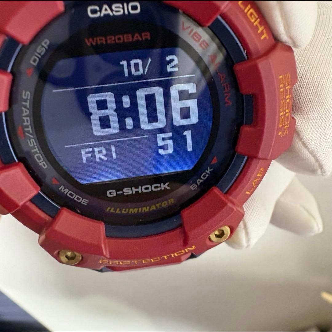 CASIO G-SHOCK FC Barcelona Collaboration GBD-100BAR-4JR G-SQUAD Watch Used Japan