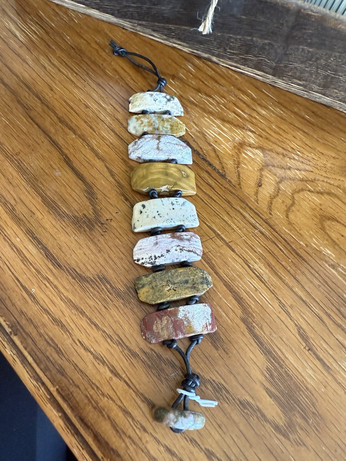 Ocean Jasper Bracelet Approximately 8 Inches Long