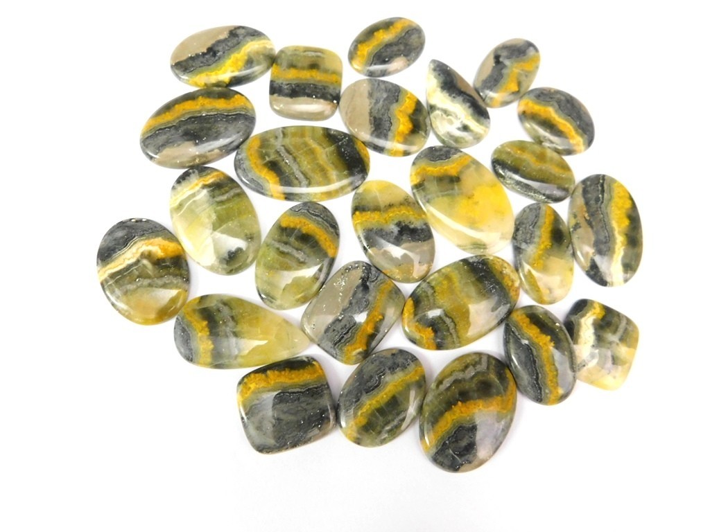 Natural Bumblebee Jasper For Earring, Pendant, Necklace Jewelry Making 71467