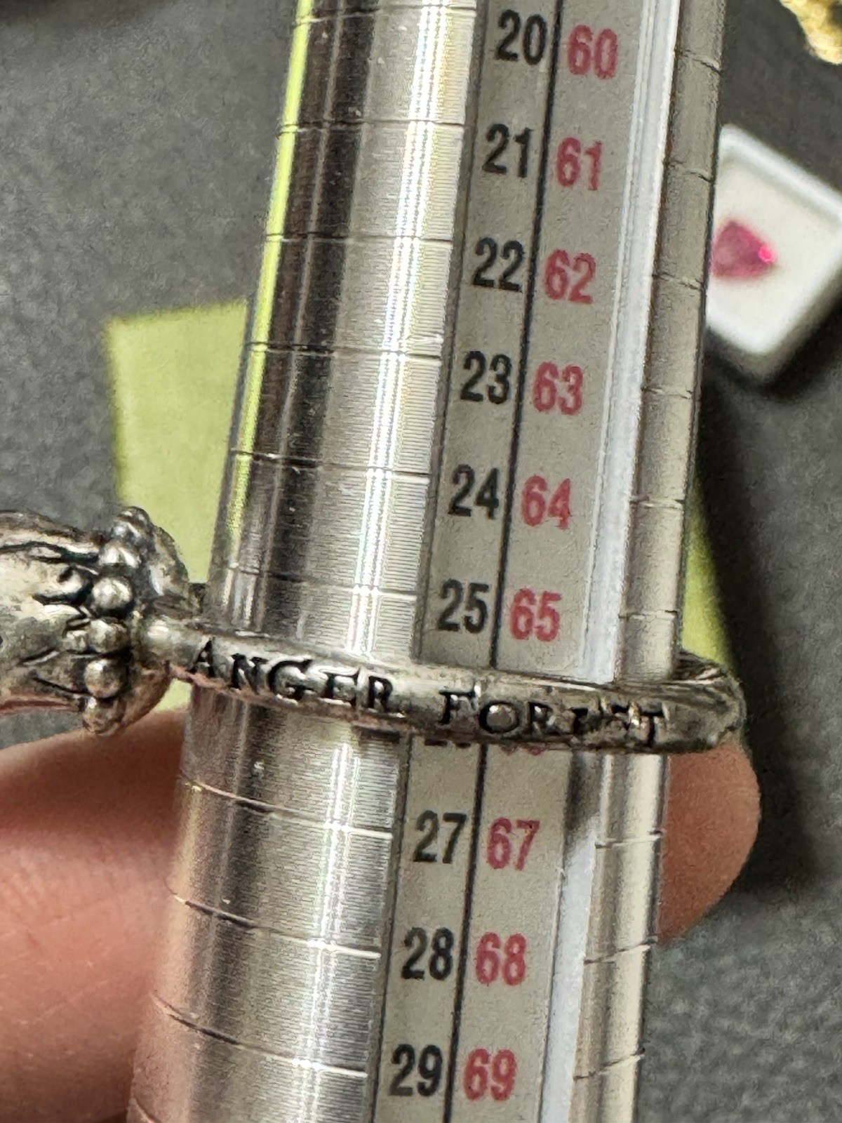 Gucci Anger Forest Sterling Silver Ring with Eagle Head Size 11.5 Made In Italy