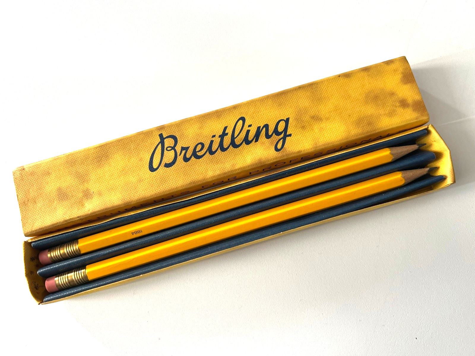 Bretling – 2x Pencil Original Box – Brand New! Very Rare!