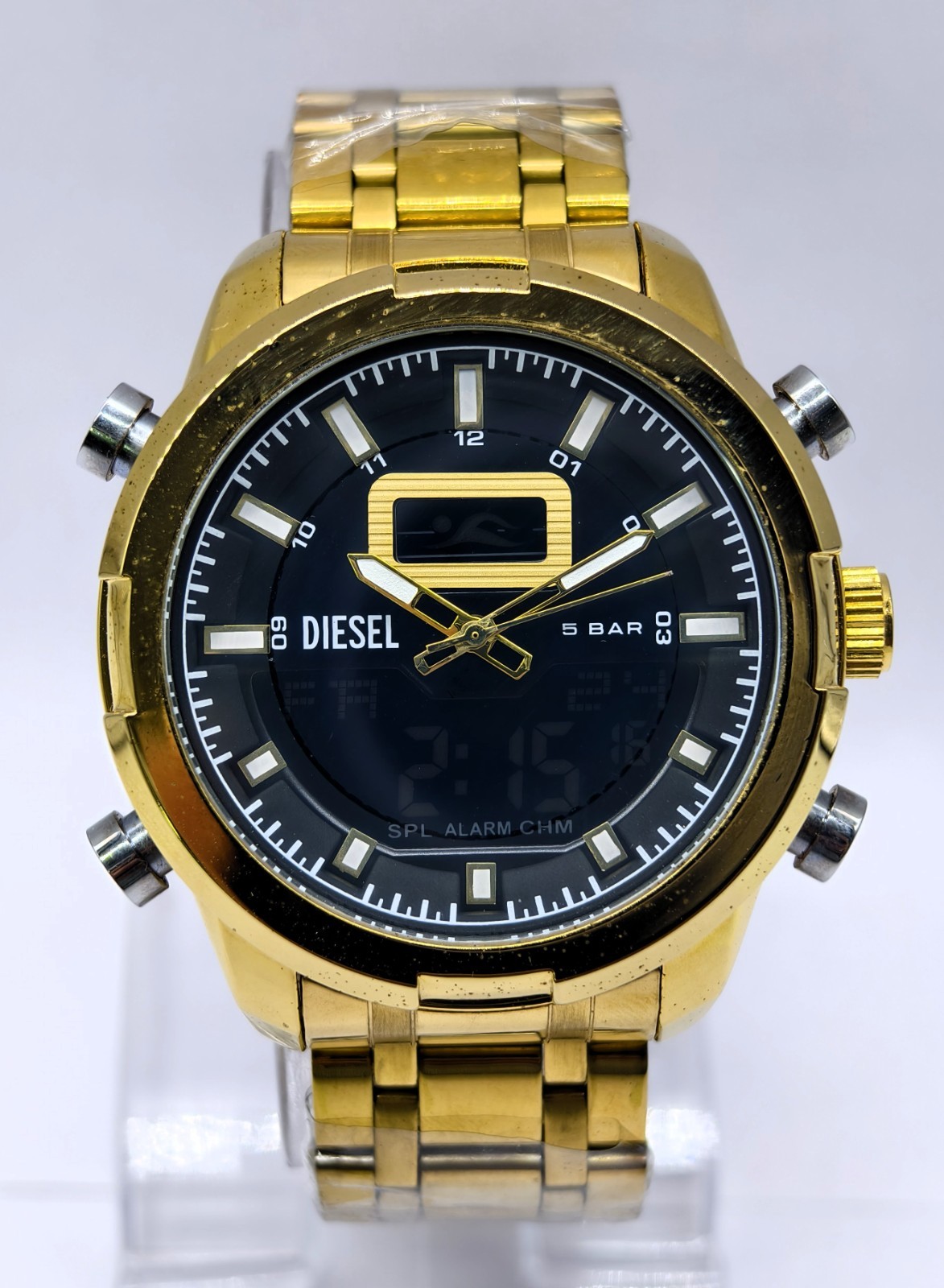 Beautiful DIESEL 5 Bar Ana-Digi Dial Quartz Men’s wrist Watch Free Shipping