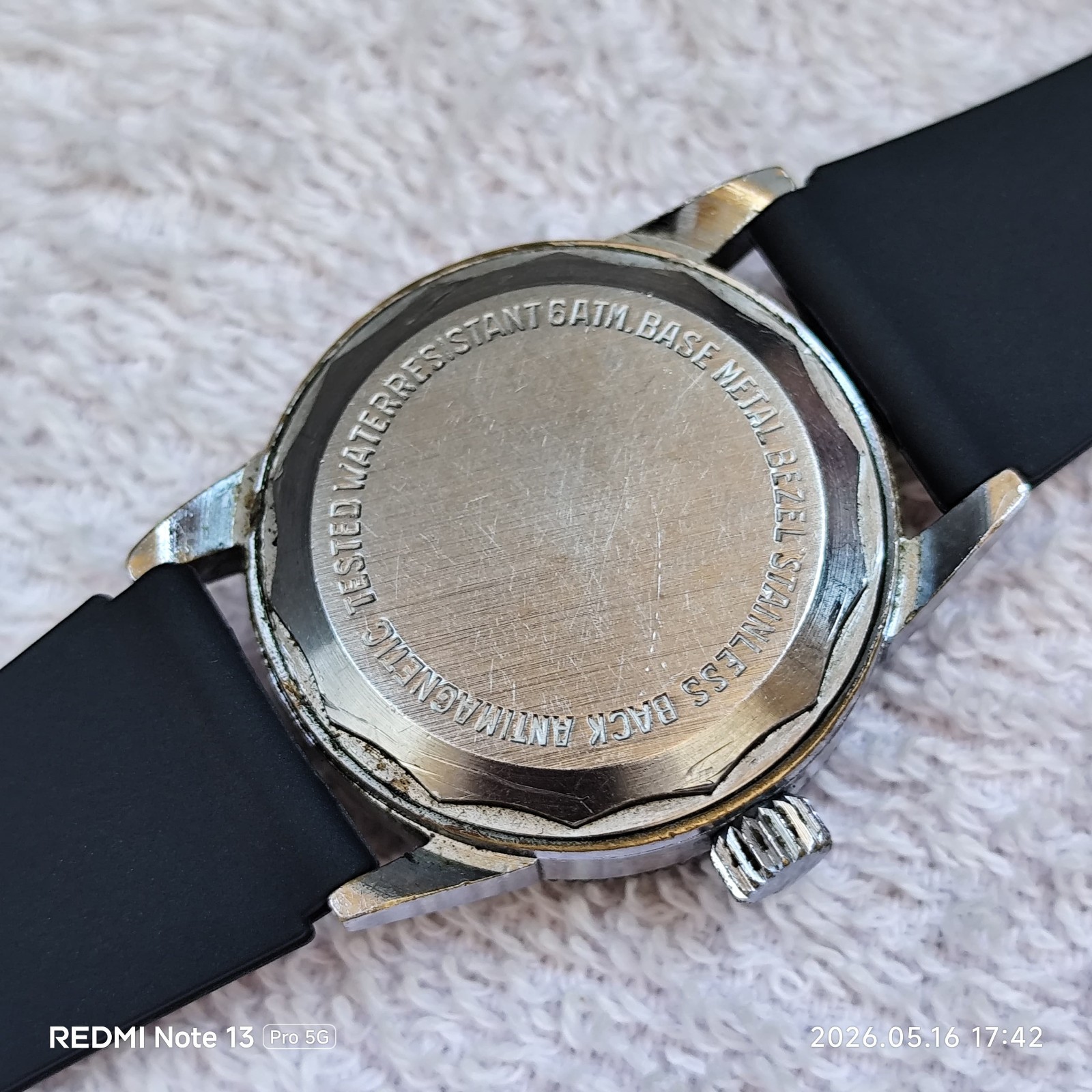 Vintage Mortima Super Datomatic 17 Jewels Mechanical Skindiver Watch – 1970s