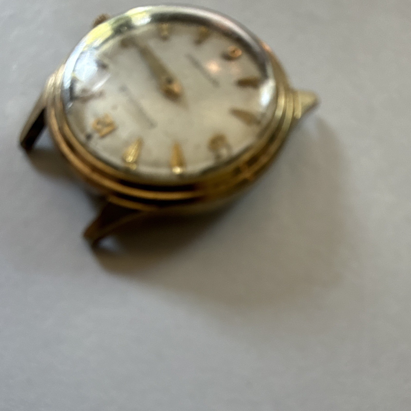 Caravelle Waterproof Manual Wind Gold Tone Head Only 1966 RUNS