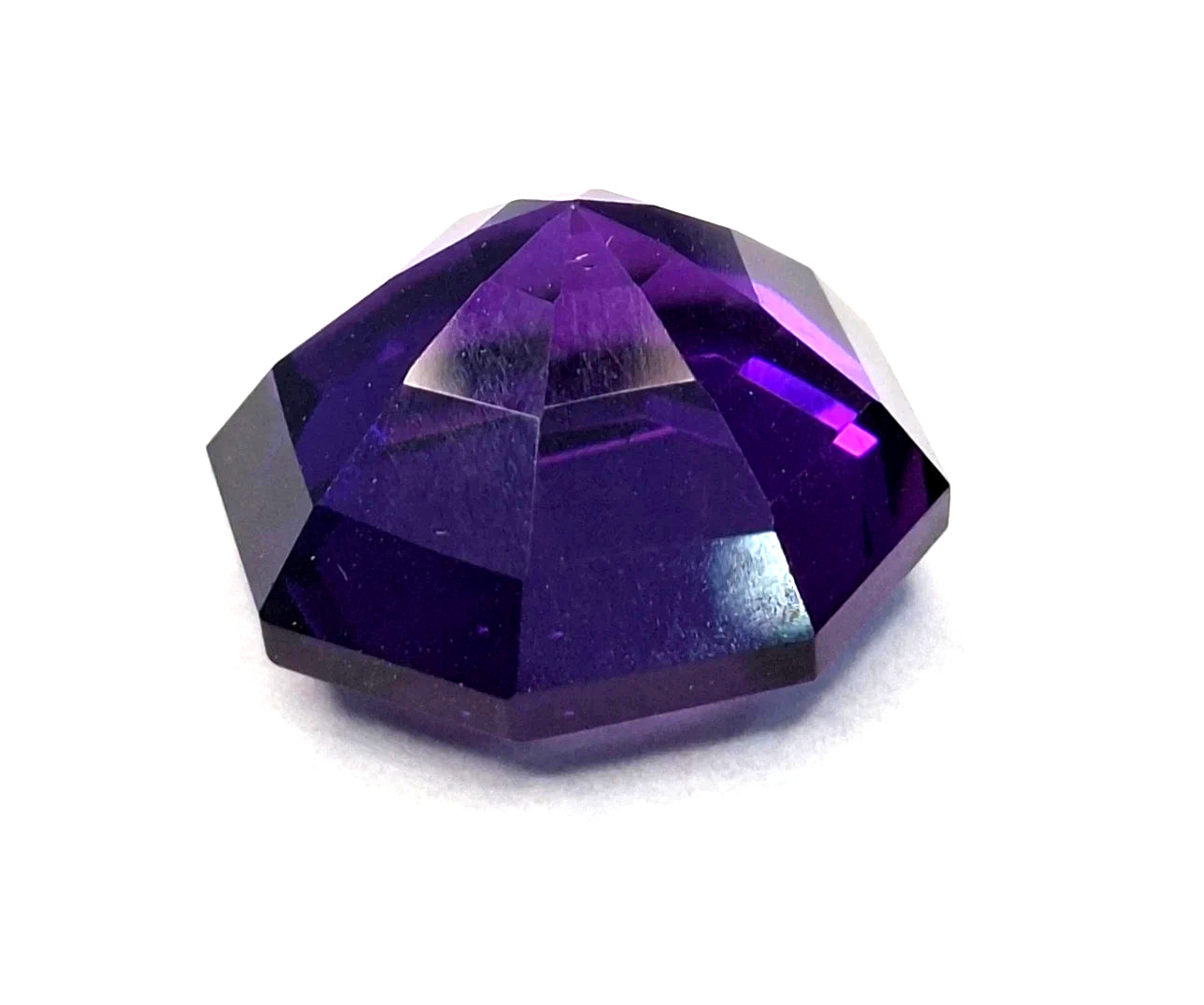 Natural Purple Amethyst Octagon Cut 12-14 Ct Certified Loose Gemstone Eye Clean