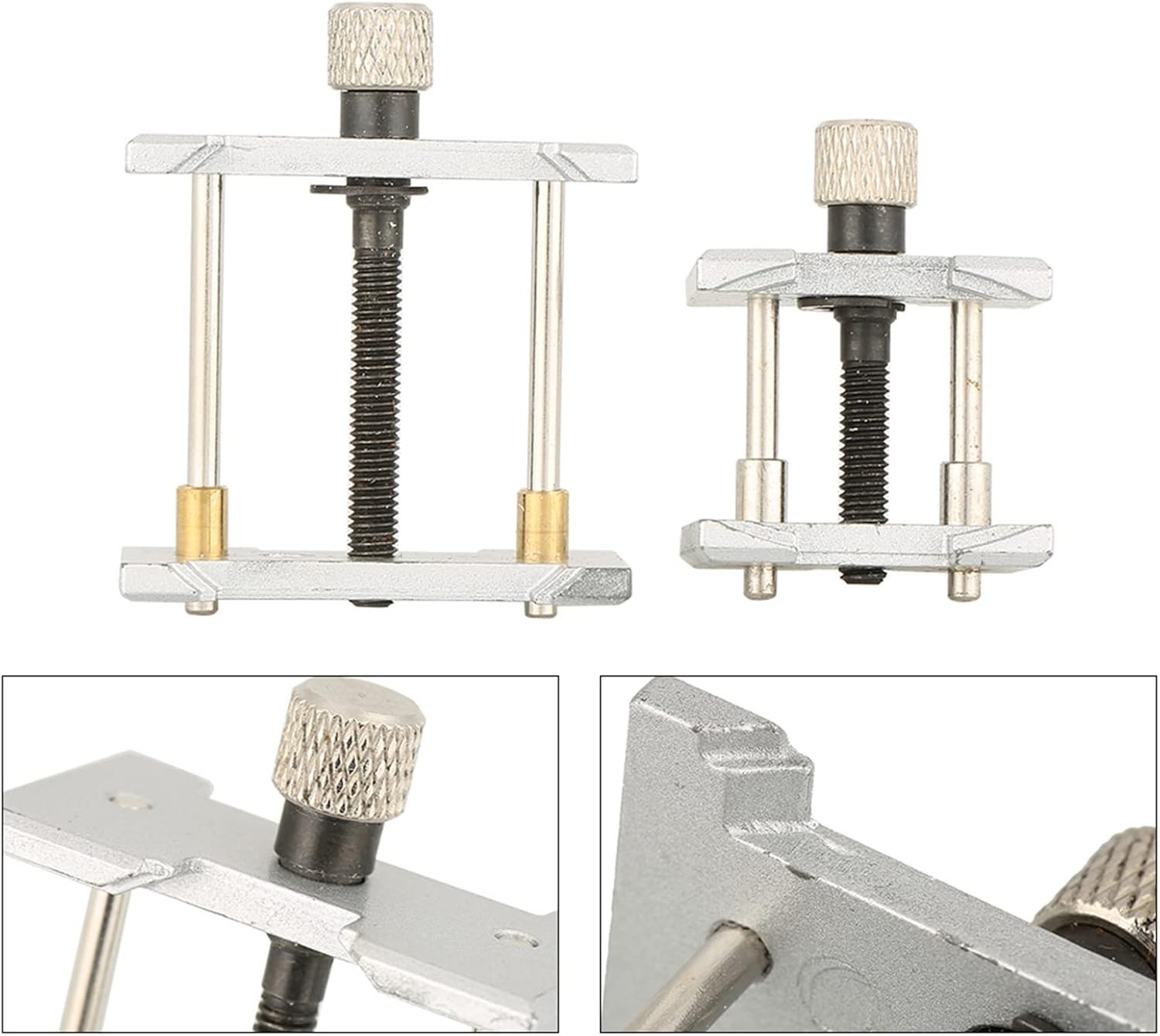 2Pcs Adjustable Watch Movement Holder Set – Ideal for Watchmakers & DIYers