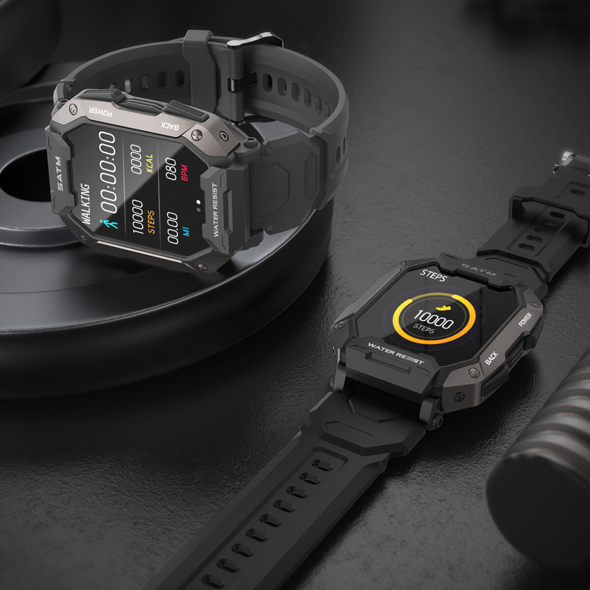 Waterproof Smart Watch Military Tactical Men Wristwatch Sports Fitness Tracker≮