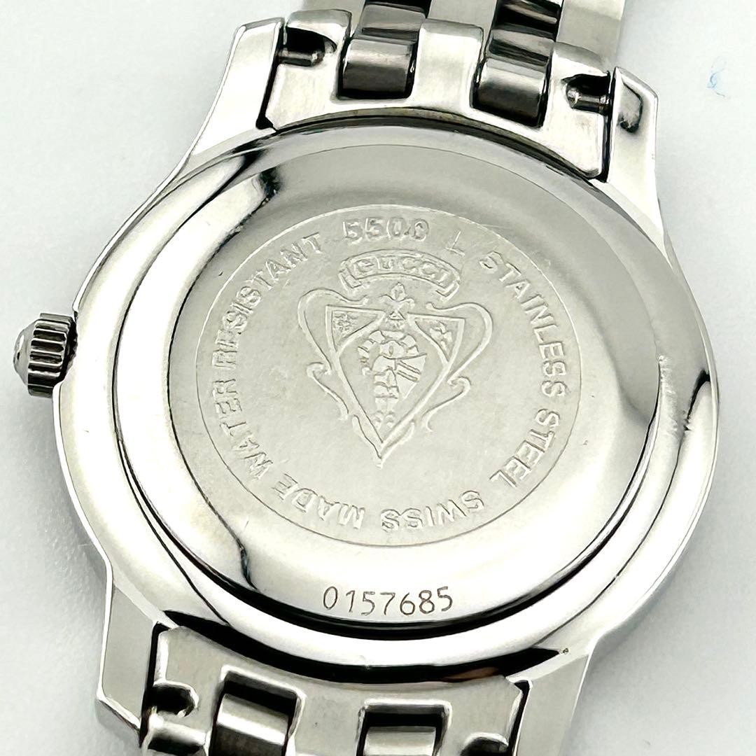 GUCCI 5500L Women’s Quartz Watch Silver Dial 27mm Stainless Steel