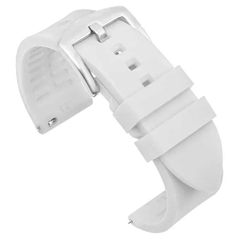 18mm 20mm 22mm Soft Silicone Watch Band Divers Replacement Strap Quick Release