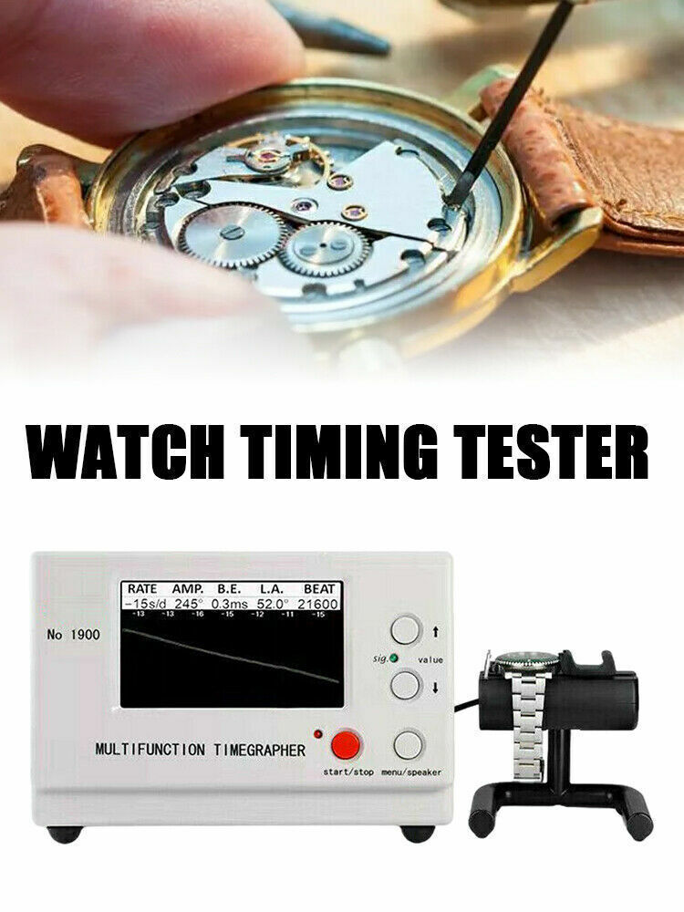 Weishi 1900 Timegrapher Watch Timing Machine for Mechanical Watches US Plug